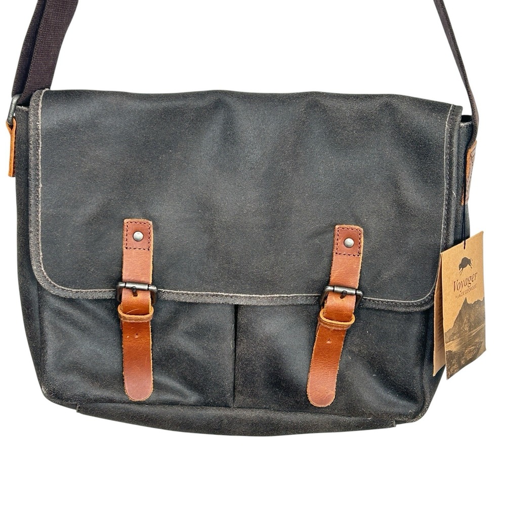Jack Georges Voyager Dakota Messenger Bag Leather Office Commute‎ Academia NWT